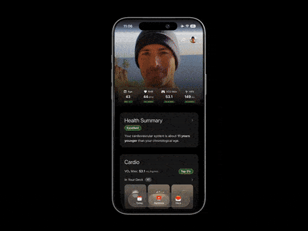 App showcase animation